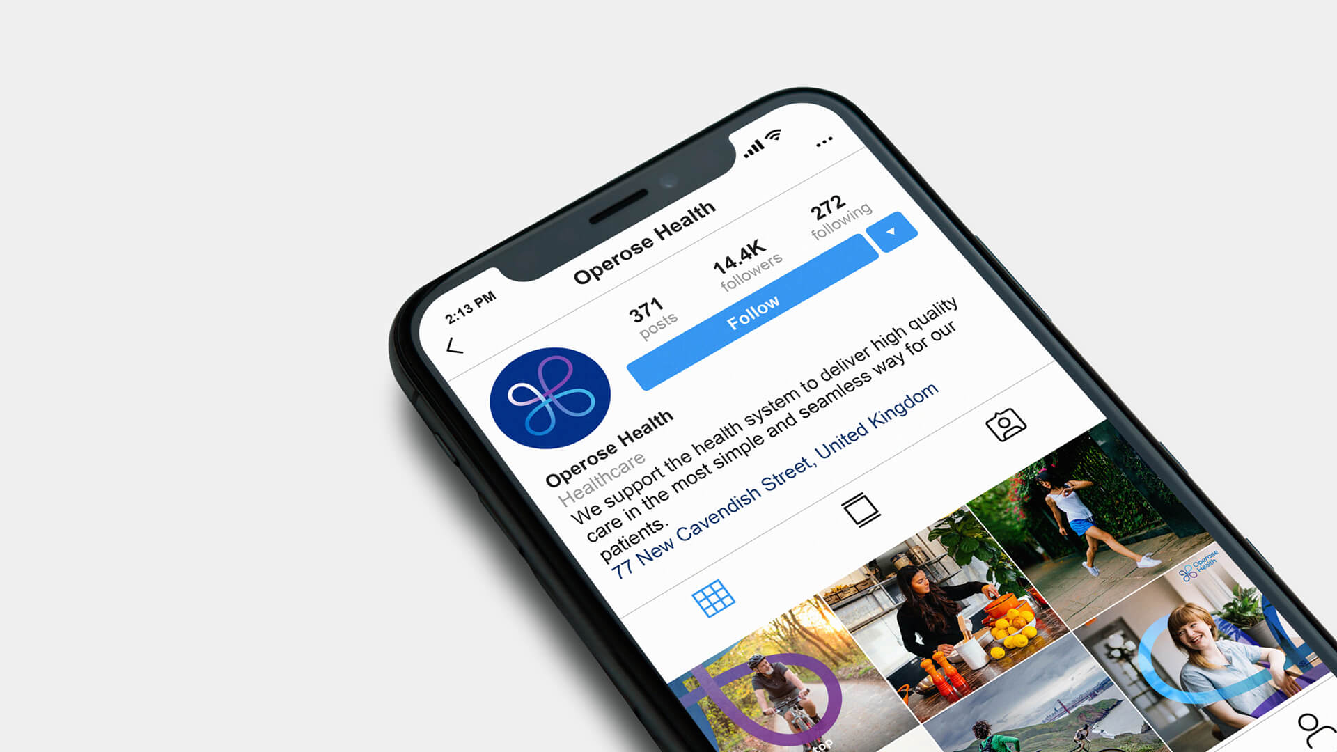 Operose Health - Instagram feed