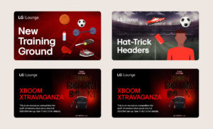 LG Lounge competition banners