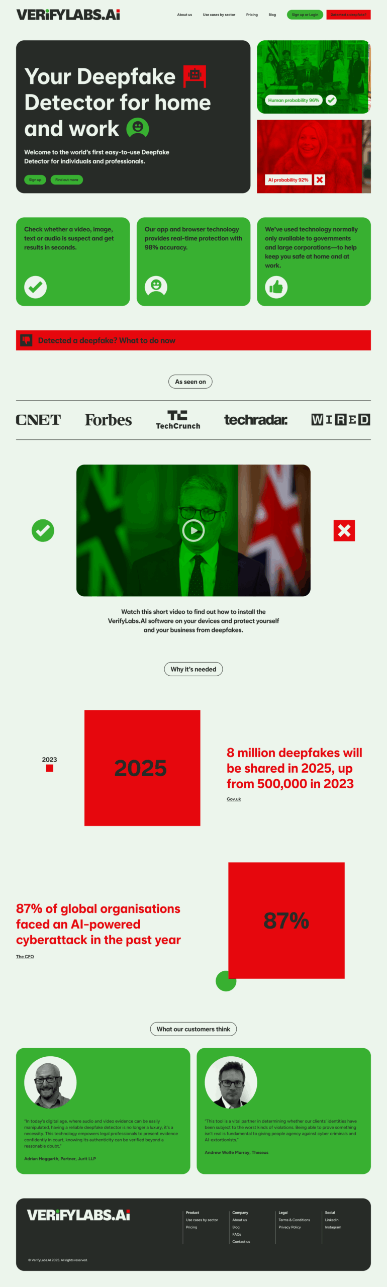 VerifyLabs website